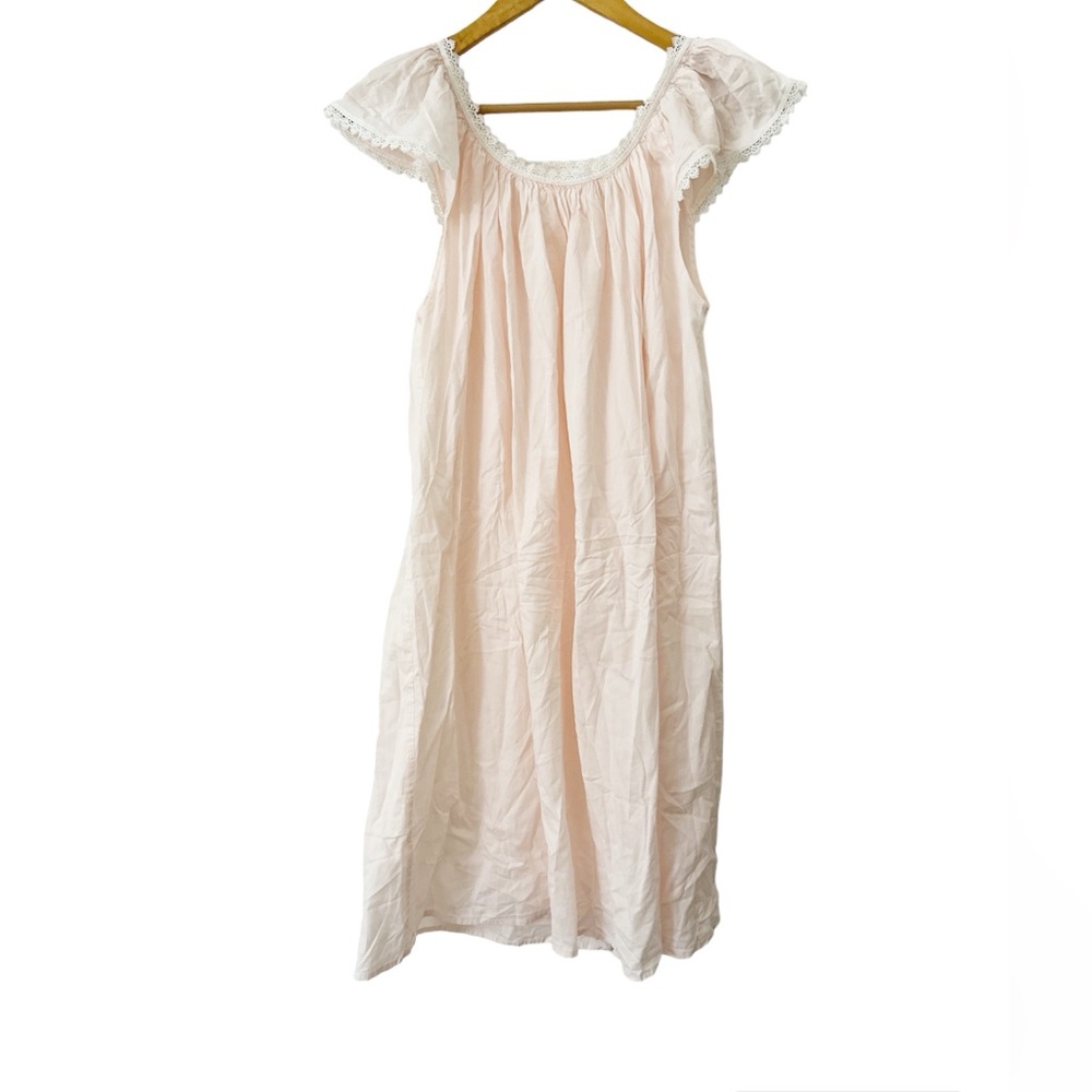 Lenora By Dina Yang Julia Cap Sleeve Nightgown Pink size Medium